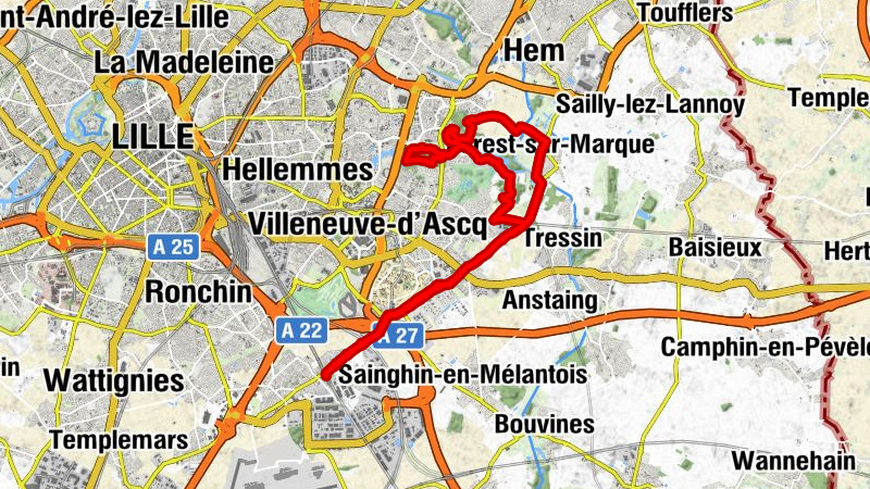 Lesquin - Villeneuve-d'Ascq - Forest-sur-Marque - Quartier des Arts