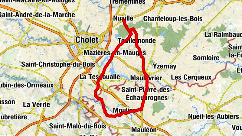 Nuaillé - Notre-Dame-de-la-Nativité - Notre-Dame-des-Lacs - Église Saint-Étienne