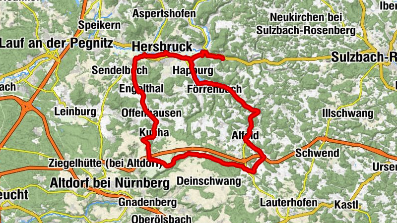 Pommelsbrunn - Grüner Baum - Pfarrkirche Johannis der Täufer - St. Peter und Paul