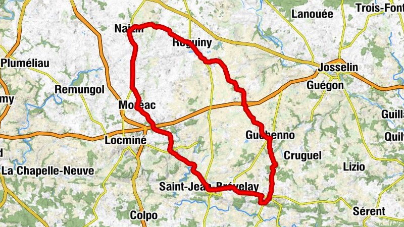 Naizin - Église Saint-Cyr - Église Saint-Jean-de-Berveley - Église Saint-Pierre et Saint-Jean-Baptiste