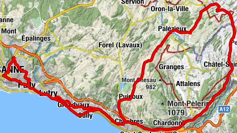 Lausanne - Temple - La Chapelle des Monts-de-Corsier - Temple de Grandvaux