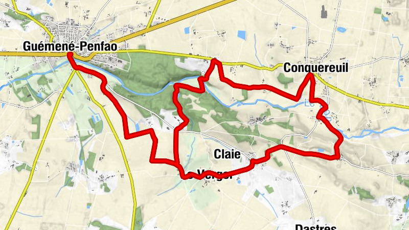 Guémené-Penfao - Le Bout des Ponts - Chapelle Saint-Georges de Penfao - Église Saint-Clair