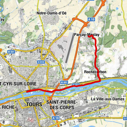Parçay-Meslay - La Grande Maison - Les Locquets - Tours