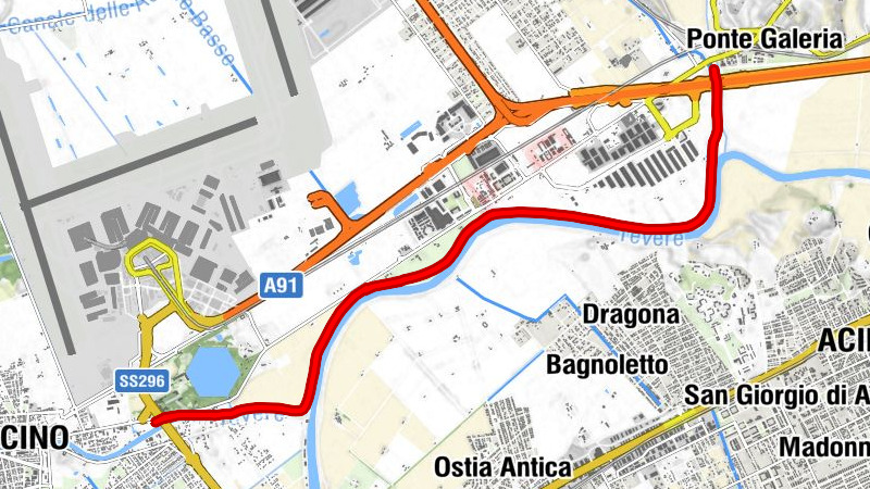 Fiumicino - Episcopio di Porto - Lido di Ostia - Acilia