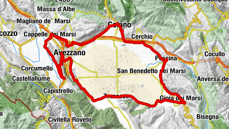 Ortucchio - Via Crucis - Monte Salviano - Gioia dei Marsi