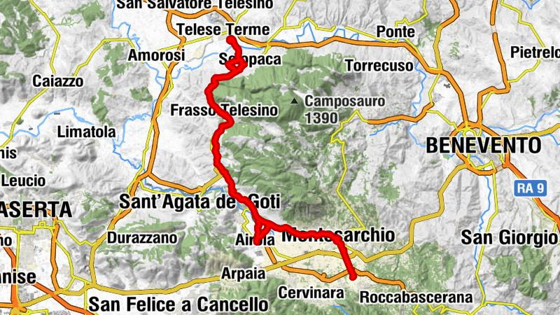 San Martino Valle Caudina - Montesarchio - Pannarano - Chiesa di Maria SS. del Rosario - Chiesa di San Vito - Cappella di San Giuseppe