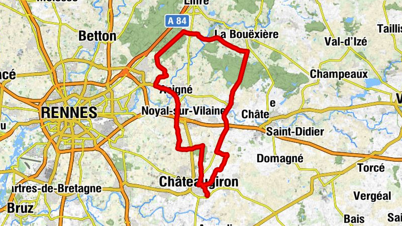 Châteaugiron - Les Chesnais - Le Bois Orcan - Église Saint-Martin de Tours