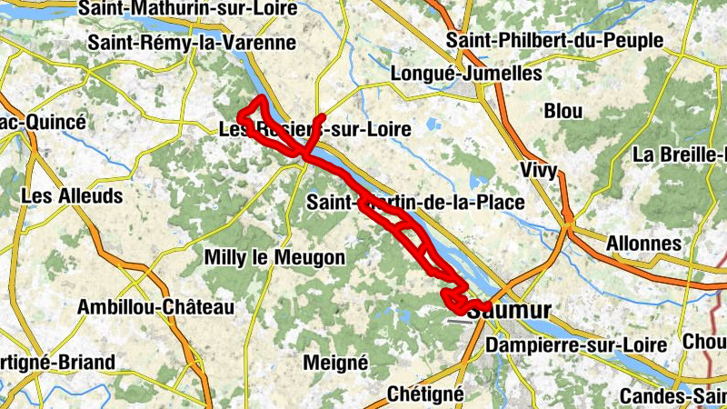 Les Rosiers-sur-Loire - Église Notre-Dame - Église Saint-Genulf - Église Saint-Aubin