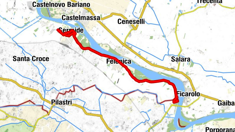 Argine Nuovo - Sermide - Caposotto - Sermide e Felonica