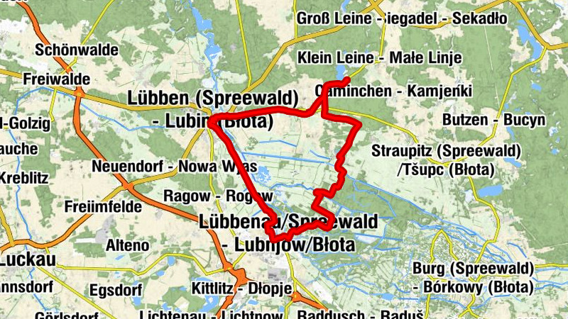 Briesensee - Kaiser's Restaurant - Bauernstübel - Sankt-Nikolai-Kirche