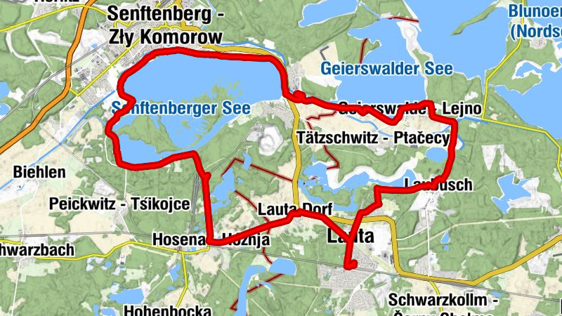 Lauta - St. Laurentius-Kirche - Dorfkirche Hosena - Evangelische Stadtkirche (Kulturkirche)