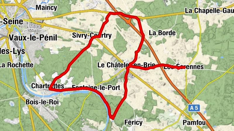 Les Écrennes - Le Châtelet-en-Brie - Grand Barbeau - Église Saint-Germain-de-Paris