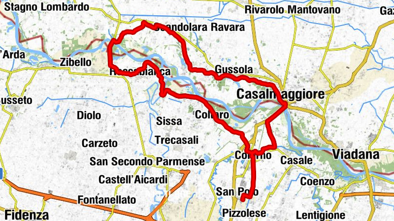 Torrile-S. Polo - Da Sergio - Casalmaggiore - Santa Maria dell'Argine