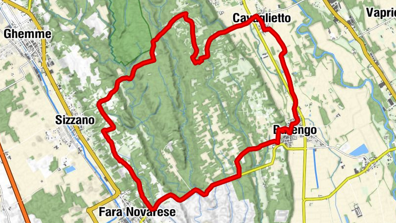 Barengo - Chiesa della Madonna della Neve - Parco Le Cicogne - Chiesa della Madonna della Pace