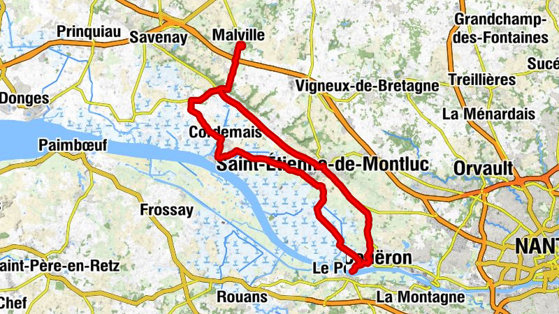 Malville - Église Saint-Étienne - Saint-Étienne-de-Montluc - Église de l'Immaculée-Conception