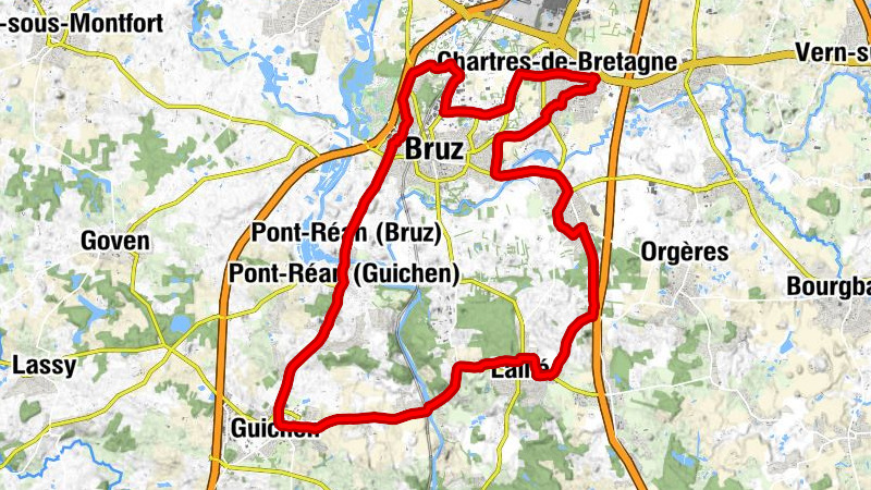 Église Notre-Dame de Chartres-de-Bretagne - Église de l’Immaculée-Conception - Église Saint-Martin-de-Tours - Chapelle Notre-Dame-de-Bon-Secours