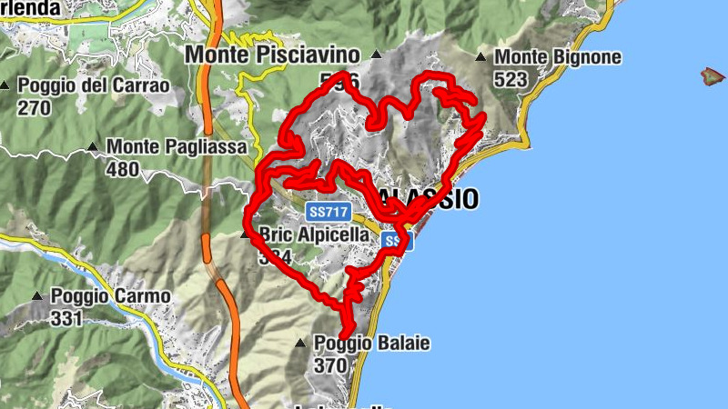 Alassio - Chiesa della Santissima Annunziata - Chiesa di Sant'Ambrogio - Bric Alpicella