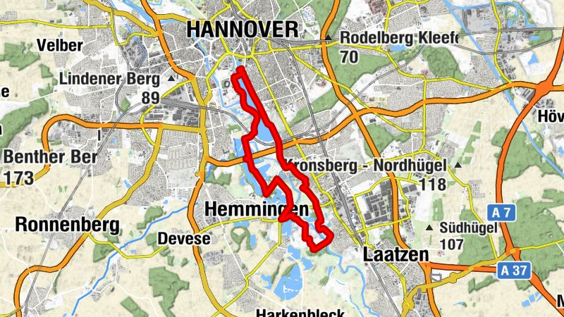 Hannover - Laatzen - Wiesendachhaus im Luftbad Laatzen - Hemmingen