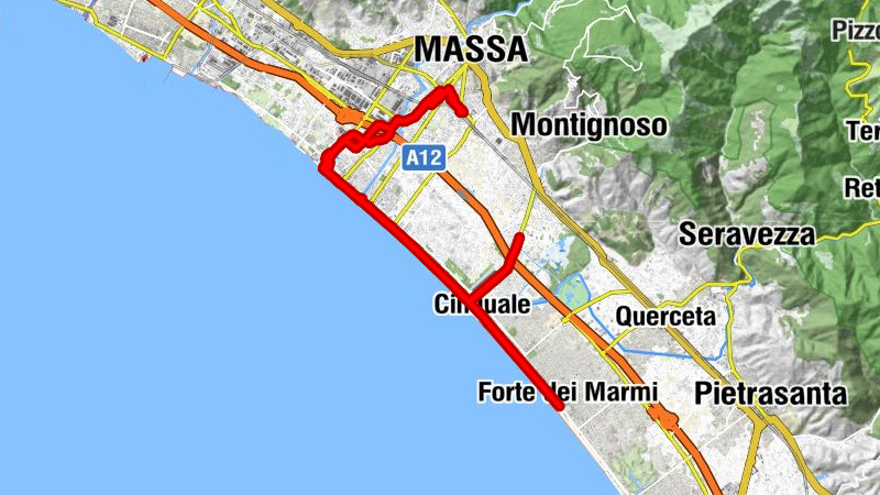 Quercioli - Massa - Lodolina - Cinquale
