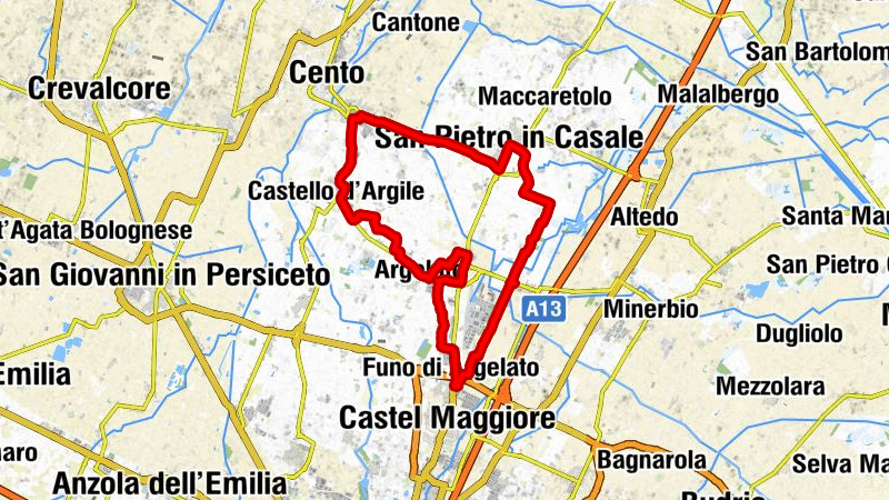 Funo Centergross - Chiesa dei Santi Simone e Giuda - San Michele Arcangelo di Argelato - Chiesa di San Venanzio Martire