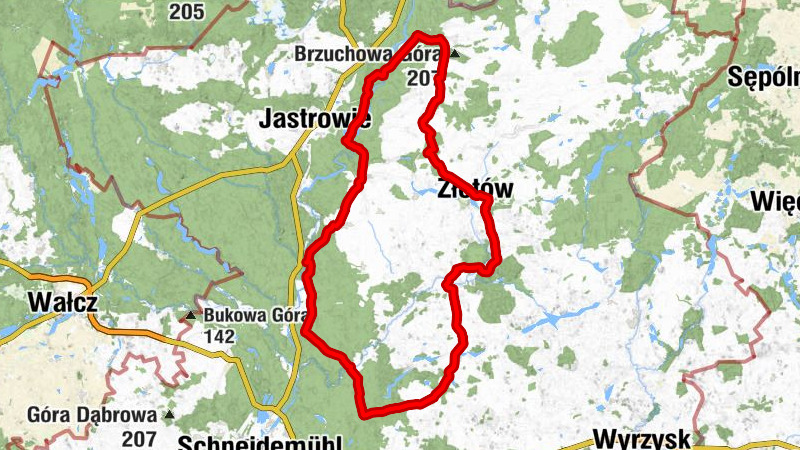 Złotów - Bufet SMAKOSZ - Kościół pw. Wniebowzięcia Najświętszej Marii Panny
