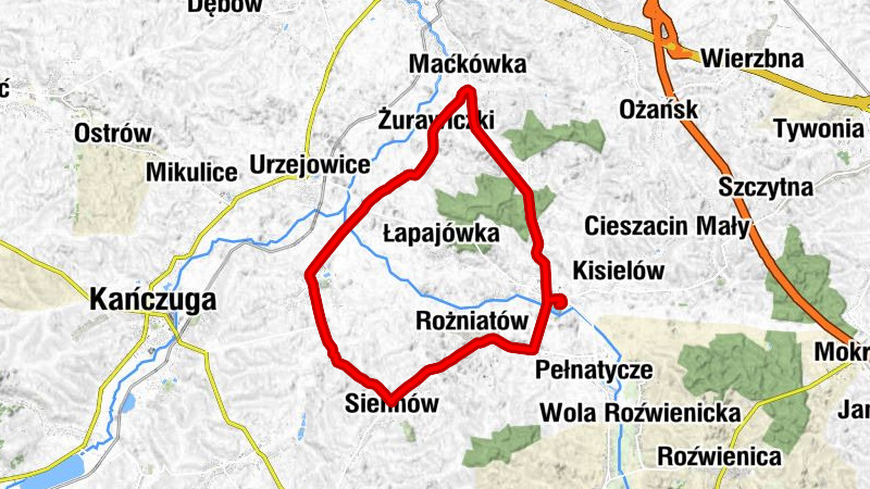 Siennów - Kościół pw. św. Andrzeja Boboli - Kościół pw. Świętego Andrzeja Boboli - Kościół pw. Matki Bożej Różańcowej
