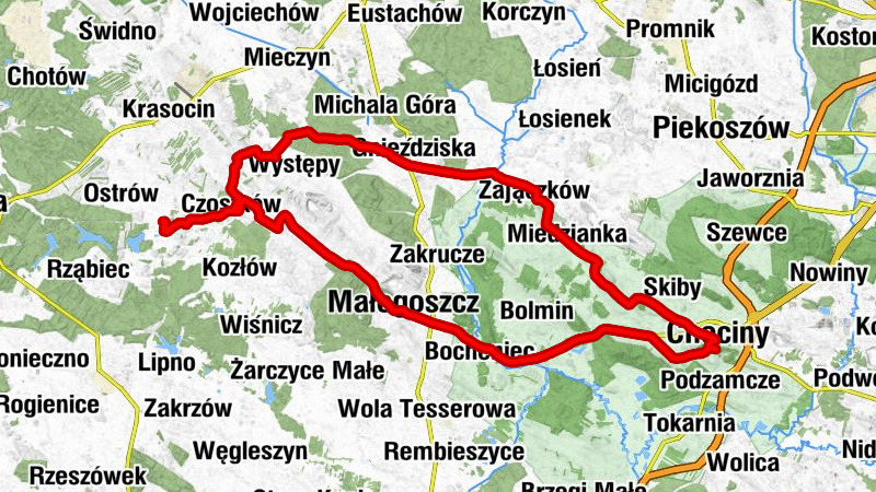 Dwór - Kaplica w Ludyni - Zamkowa - Kościół pw. Matki Bożej Anielskiej w Polichnie