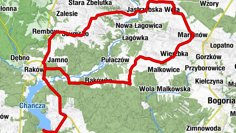 Kolanka - Chańcza - Kościół pw. Świętego Andrzeja Boboli w Niemirowie - Kościół pw. Świętego Stanisława Biskupa i Męczennika w Szumsku