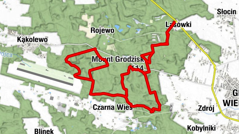 Lasówki - Mount Grodzisk
