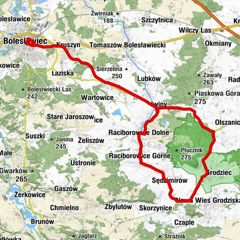 Bolesławiec - Kościół Adwentystów Dnia Siódmego - Zbór w Bolesławcu - Bazylika Wniebowzięcia Najświętszej Maryi Panny i Świętego Mikołaja - Bolesławiecka Góra
