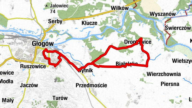 Głogów - Osiedle Sportowe - Nosocice