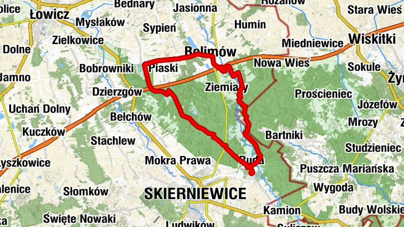 Rawka - Ruda - Bolimów