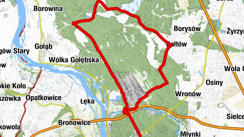 Puławy - Bałtów - Dworzysko - Sto-Zap