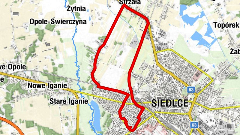 Siedlce - Przymiarki - Strzała