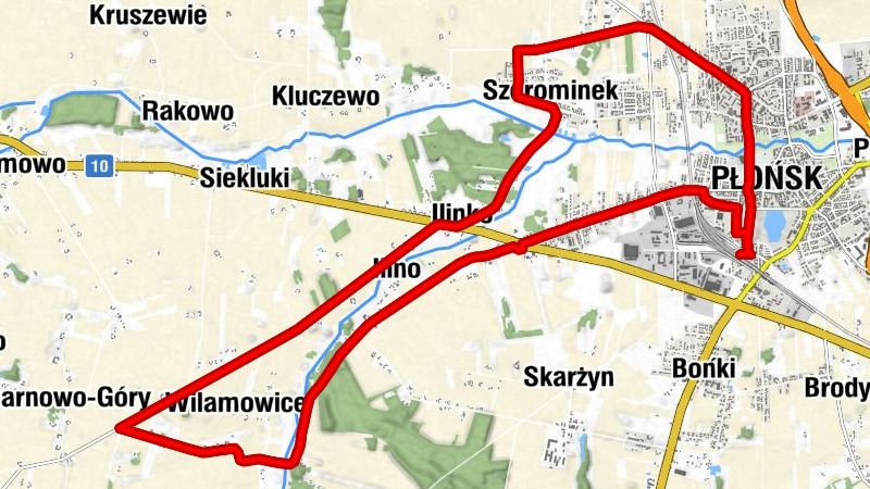 Płońsk - Ilinko - Ilino