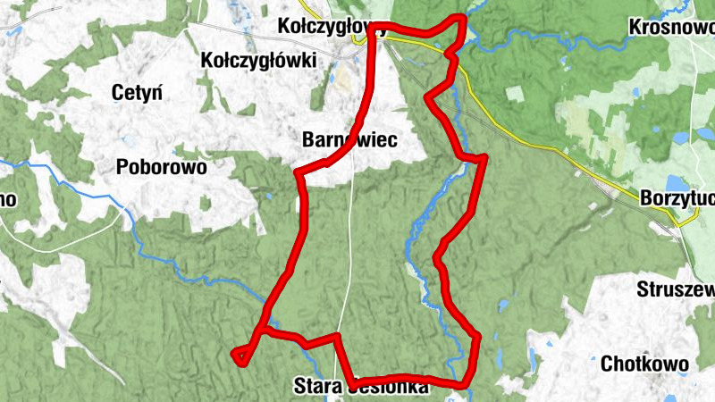 powiat bytowski - Barnowiec - Barnowo - Barnówka