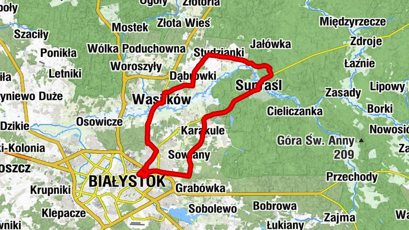 Białystok - Kaplica pw. Wszystkich Świętych - Kaplica grobowa - Cerkiew pw. Świętych Apostołów Piotra i Pawła