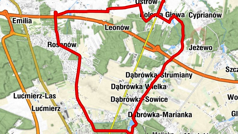 Biała - Kolonia Głowa - Zgierz - Kaplica