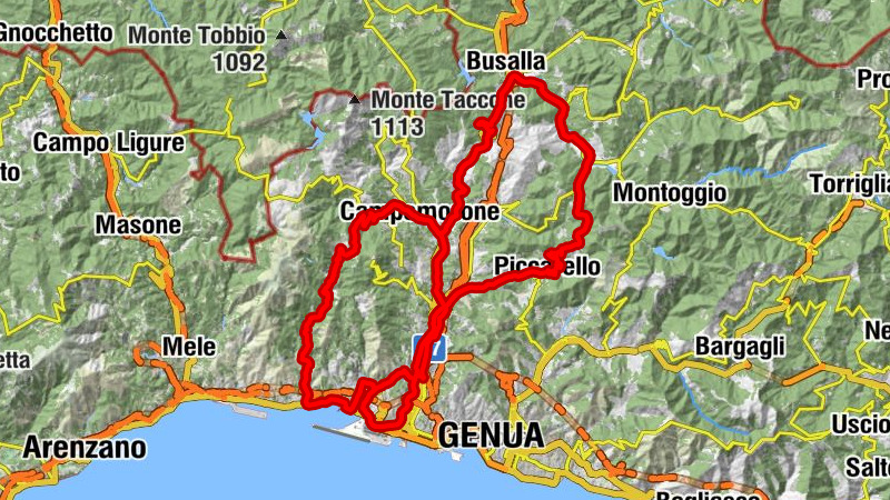 San Quirico - Chiesa di Santa Maria Assunta al Serro - Chiesa di San Francesco - Chiesa di Sant'Olcese