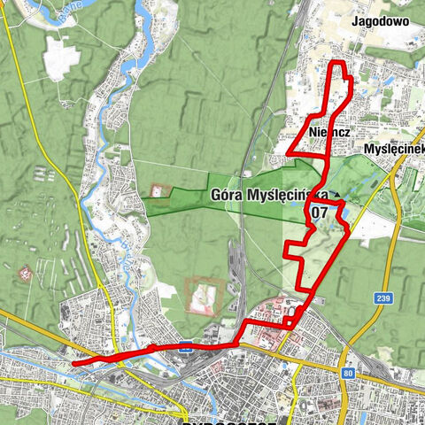 Śródmieście-Bocianowo-Stare Miasto - Bydgoszcz - Zawisza - Niemcz