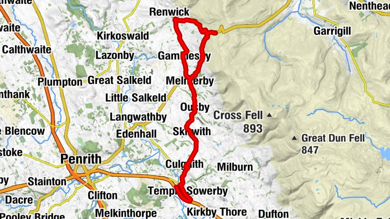 Temple Sowerby - Millrigg - Culgaith