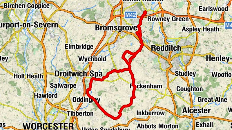 Barnt Green - St. Mary's, Lower Bentley - Stock Green Baptist Church - St James