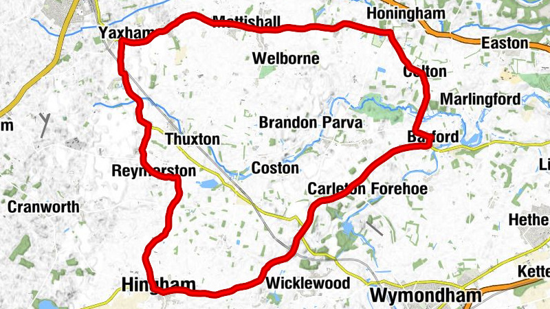 Barford - All Saints - Yaxham Chapel - Hingham