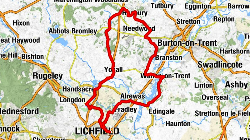 Lichfield Trent Valley - Saint Laurence - St Michael and All Angels - St Peter
