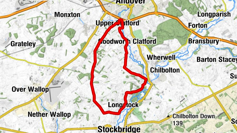 Longstock - Fullerton - Andover - St Mary