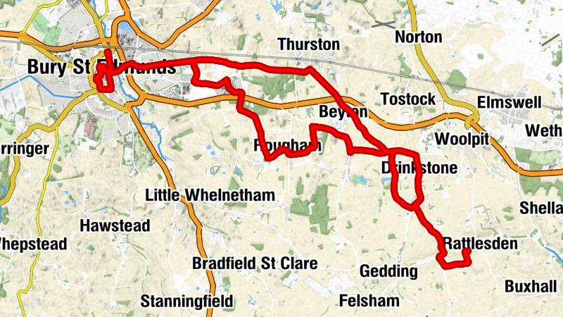 Rattlesden - Trinity Methodist Church - Catholic Church of St Edmund King & Martyr - St Mary