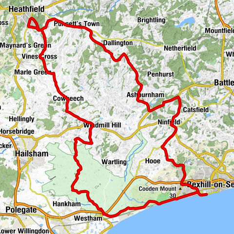 St Richards Church - Heathfield Chapel Evangelical - Ashburnham Chapel - Herstmonceux Free Church