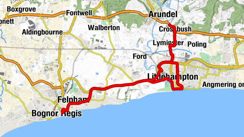 Arundel - The Crossbush - Littlehampton Baptist Church