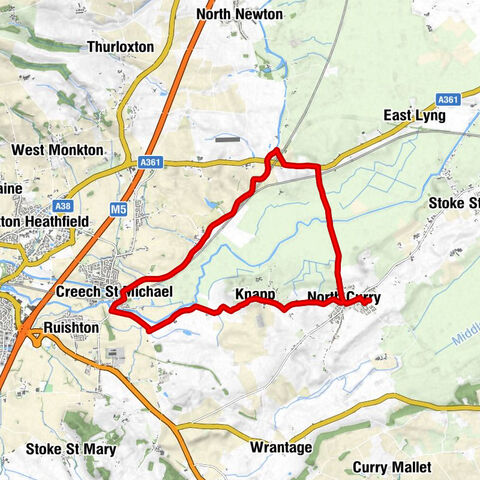 North Curry - Knapp - Ham - Taunton