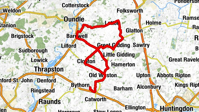 Molesworth - Saint Peter (Clopton Parish Church) - St Peter, Lutton - All Saints, Winwick